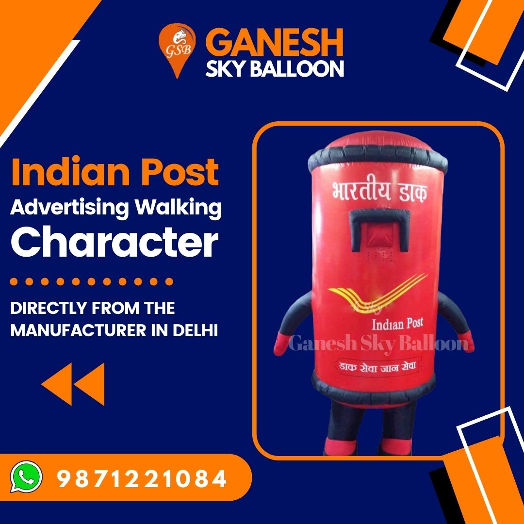 Indian Post Inflatable Walking Characater